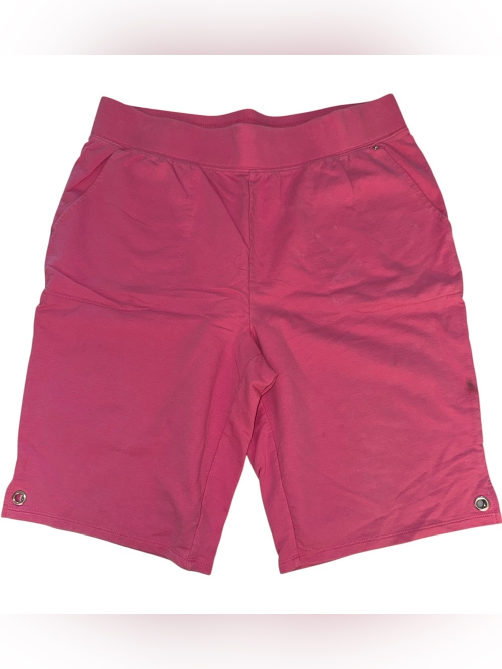 Sport Savvy Women's Pink Cotton Athletic Shorts M